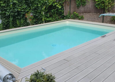 Réalisations de piscine en bois exotique hors sol, semi-enterrée ou enterrée en Vendée par Exotic Piscines